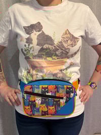 Image 5 of Handmade Bag 'Prof Purrington' Design