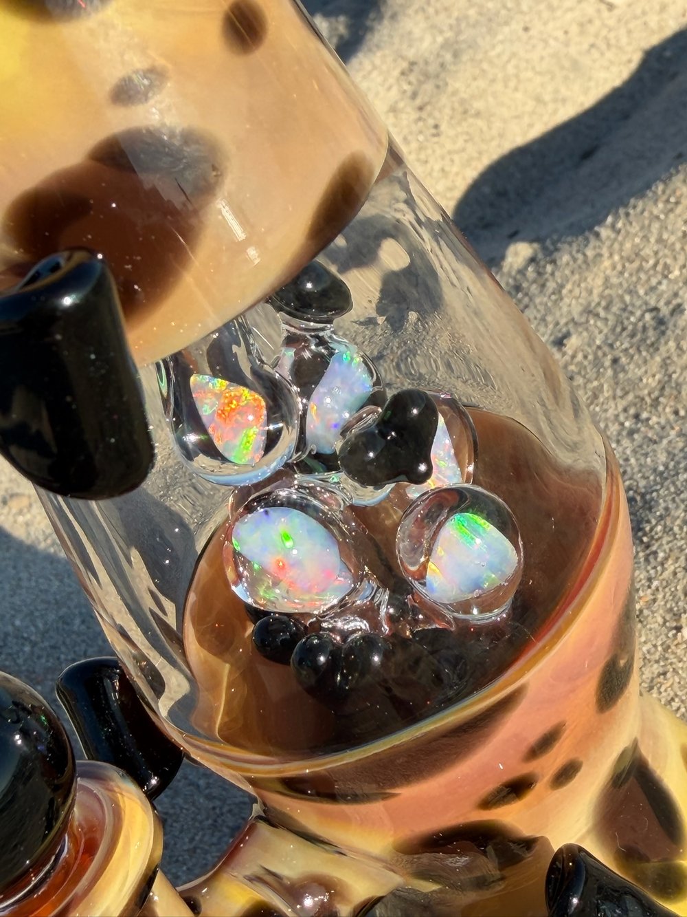 Image of whispers           collab lamp with ari (blue grass man) X     sakibomb 