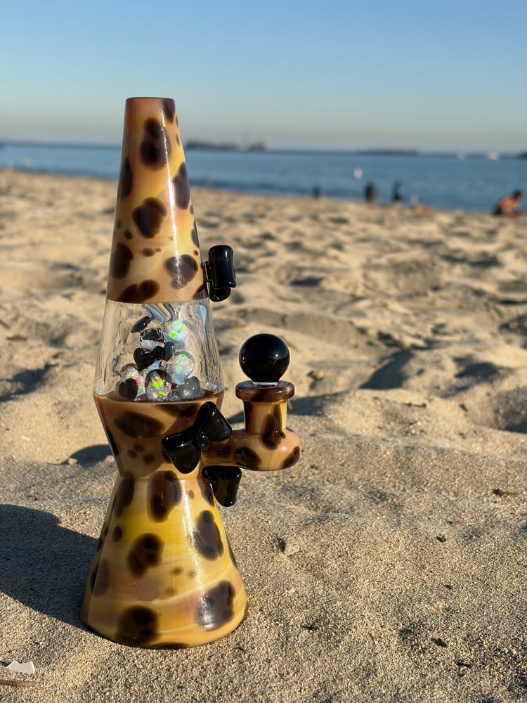 Image of whispers           collab lamp with ari (blue grass man) X     sakibomb 