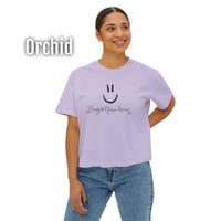 Image 3 of Smiley Women's Boxy Tee