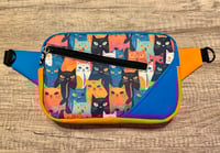 Image 1 of Handmade Bag 'Prof Purrington' Design