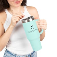 Image 1 of Smiley Insulated Mug 40oz