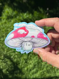 Image 1 of The Giant Flying Mushroom & Friends Vinyl Sticker Set