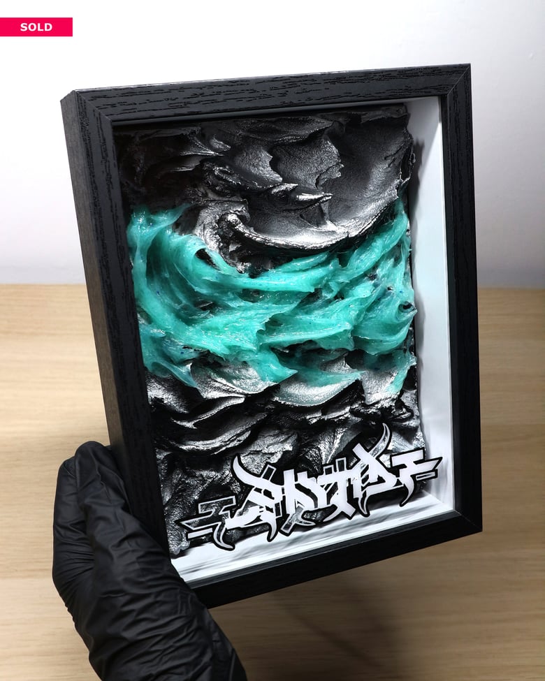 Image of "STRIDE" - 3D framed Original painting