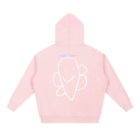 Image 1 of Butterfly Hoodie (Back Print) - Pink