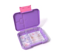 Image 4 of Mum Made Yum Bento Lunchbox (Medium) 4 or 6 compartment interchangeable bento - Purple Ballerina