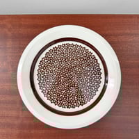 Image 4 of Arabia Finland Faenza Brown Tea Cup Trio Set