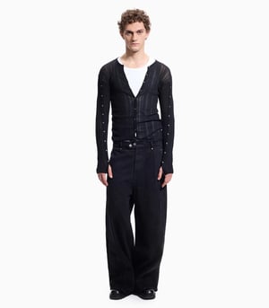 Image of PROTÉMOA - Touch Black Cardigan