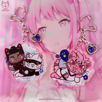 Image 1 of JJK Cat Keychain