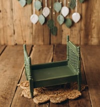 Image 1 of Forest green Bed 