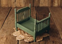 Image 2 of Forest green Bed 