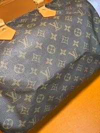Image 4 of Louis Vuitton Speedy 35 Monogram- LEATHER REPLACED
