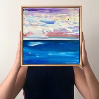 Image 1 of 'Coastal no.71' - 30x30cm, FRAMED