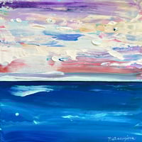 Image 3 of 'Coastal no.71' - 30x30cm, FRAMED