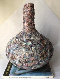 Image 1 of Luxury Sculptural Paper Mache Vase