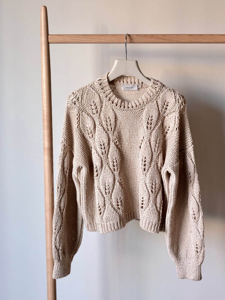 Image of Maglia crop in fettuccia