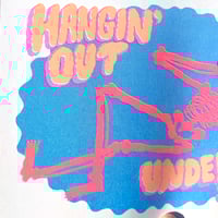 Image 3 of Hangin' Out - A4 riso print