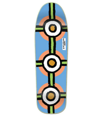 Image 1 of MARK GONZALES SKATEBOARD DECK - CIRCLES AND DOTS - BLUE DIP