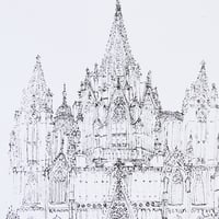 Image 1 of Barcelona Cathedral - Screenprint