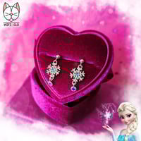 Image 3 of Frozen Snowflakes Earrings