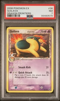 Image 1 of Quilava 36/101 Dragon Frontiers Pokemon PSA 7