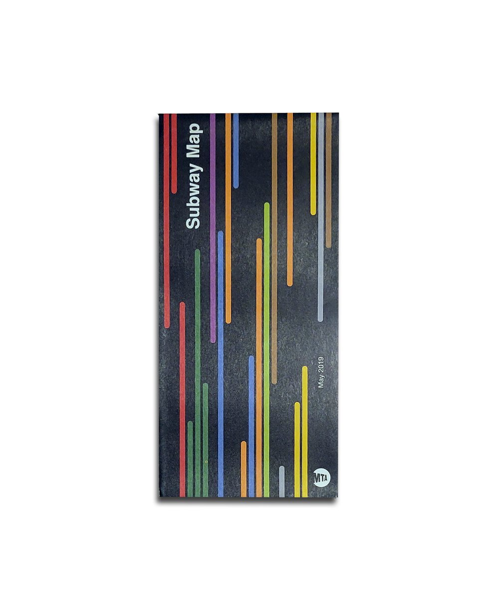 Image of NYC MTA Subway map (May 2019)