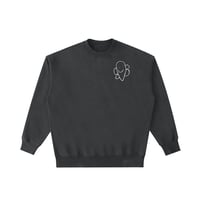 Image 1 of Butterfly Crewneck - Black