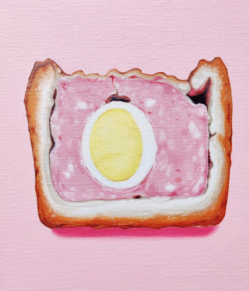 Image of 'Gala Pie' Medium oil painting