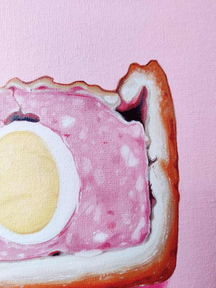 Image of 'Gala Pie' Medium oil painting