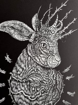 Image of 'Crown of thorns' signed screen print 