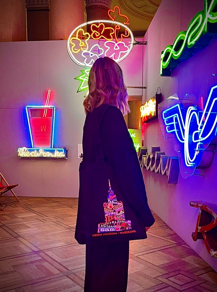 Image of TORBA - TOTE BAG 'NEONY PKiN' 