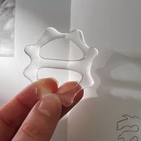 Image 3 of Clear Scarf Ring 