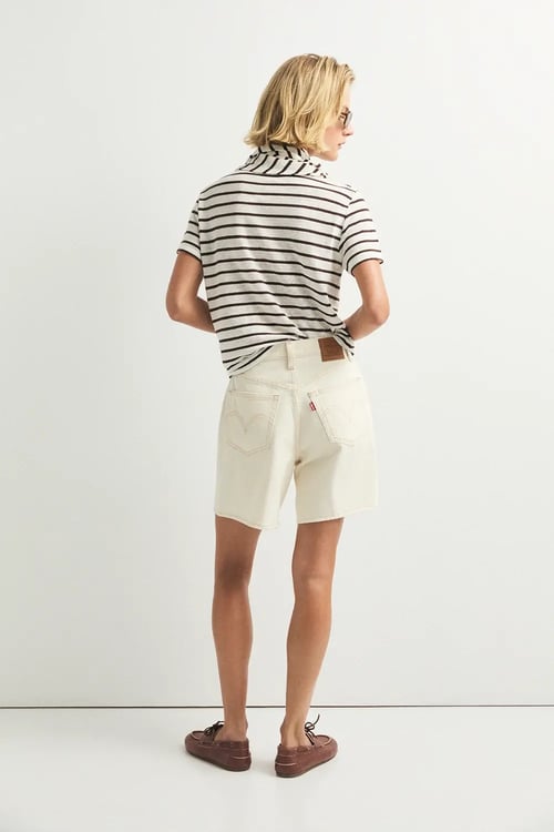 Image of 1-Camiseta Begur rayas marrron