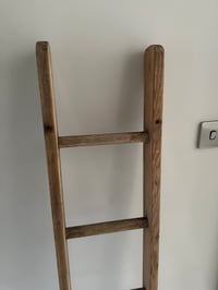 Image 1 of Rustic Vintage Blanket Ladder