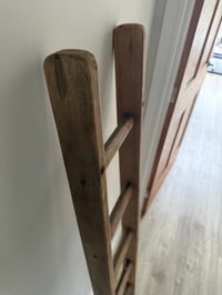 Image 2 of Rustic Vintage Blanket Ladder