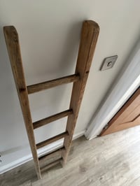 Image 4 of Rustic Vintage Blanket Ladder