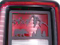 Image 1 of Bear with mountains brake tail light covers