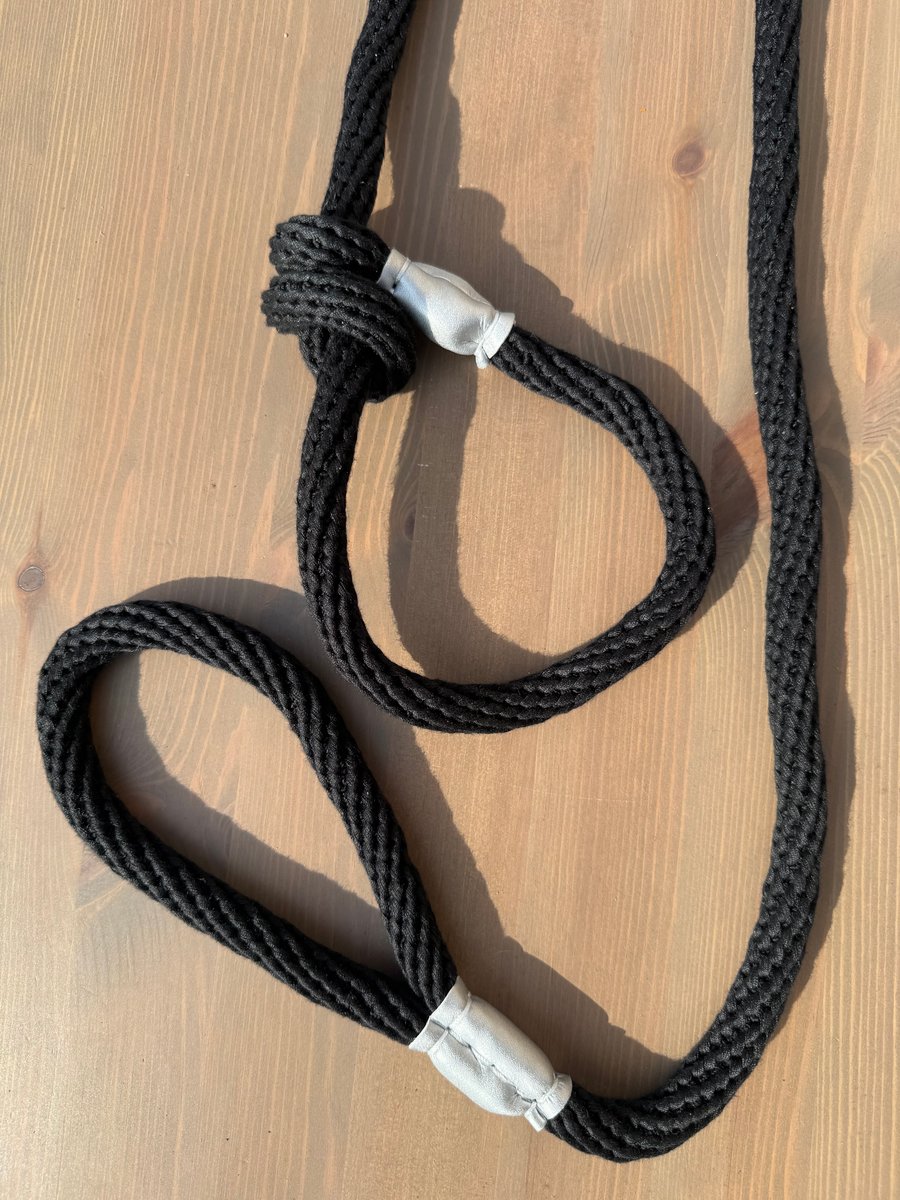 Image of Laisse lasso Noir Argent 2026 
