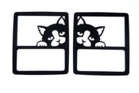 Image 1 of Cats peeking brake tail light covers