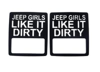 Image 1 of Jeep girls like it dirty brake tail light covers