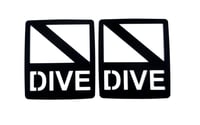 Image 3 of Scuba dive flag brake tail light covers