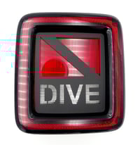 Image 4 of Scuba dive flag brake tail light covers