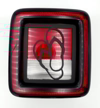 Image 2 of Flip flop brake tail light covers /JL halogen light version