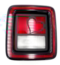 Image 1 of Heart brake tail light covers / JL halogen light version
