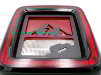 Image 4 of Jeep climbing mountain brake tail light covers /JL