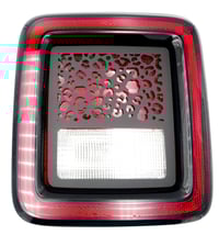 Image 1 of Leopard print brake tail light covers / JL halogen light version