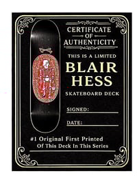 Image 2 of Preorder for Half a Heart  Limited Skateboard Deck