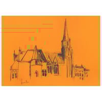 Image 1 of Cottiers, Glasgow -  Charcoal on Paper 