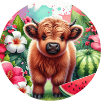 Image 1 of 🖤☕ 3D Printed Coasters with Holder – 3D UV Color Print Designs