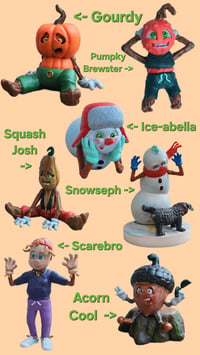 Fields & Forest Friends 3-inch scale figures (Painted)